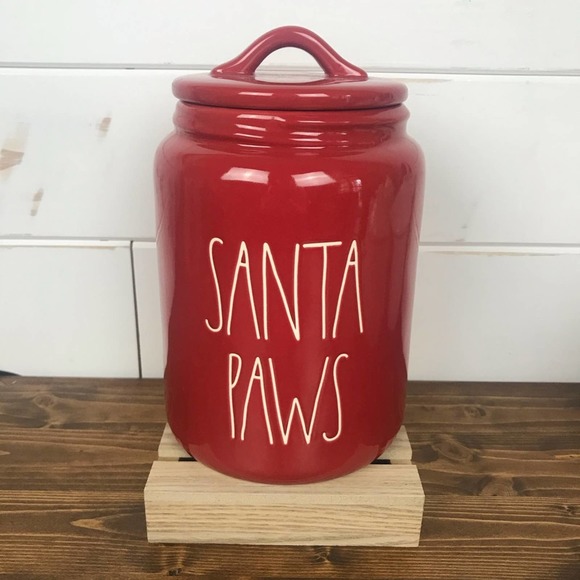 Rae Dunn Other - Rae Dunn Santa Paws Treat Canister NEW
